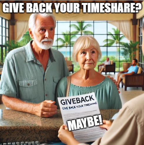 Give timeshare back