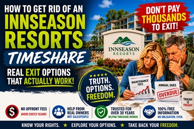 Options to exit a Innseason timeshare