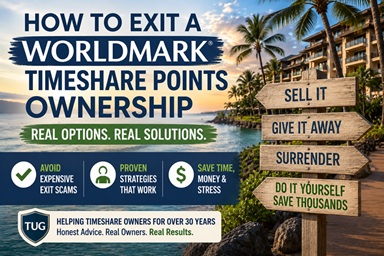 Options to exit a Worldmark by Wyndham timeshare